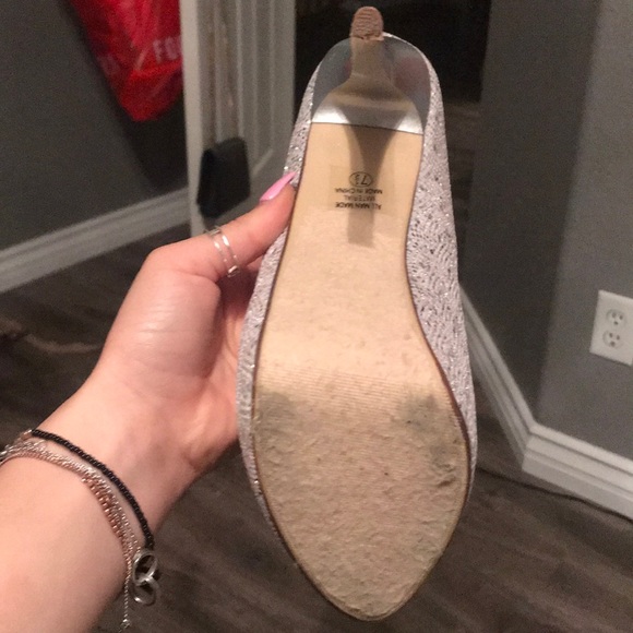 Silver glitter heels - Picture 2 of 3